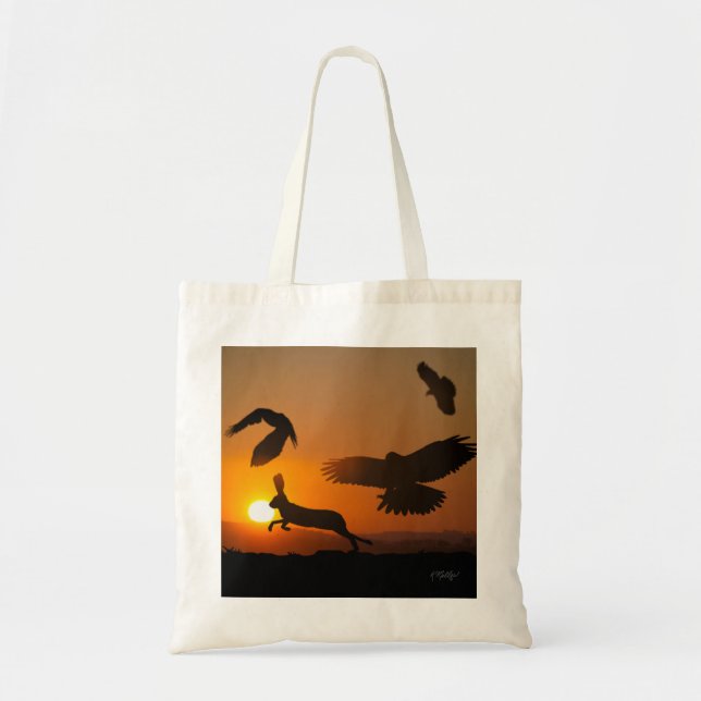 Bolso De Tela Caza de halcones de Harris (Frente)