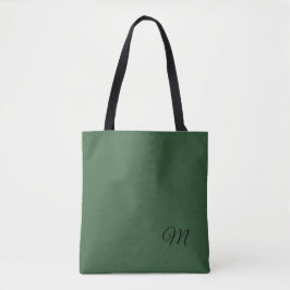 Bolso De Tela Caza Verde