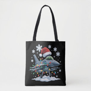 Bolso De Tela Cazabombardero divertido militar navidad vacacione