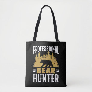 Bolso De Tela Cazador profesional de osos