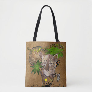 Bolso De Tela Cazar sólo con una lente de zoom