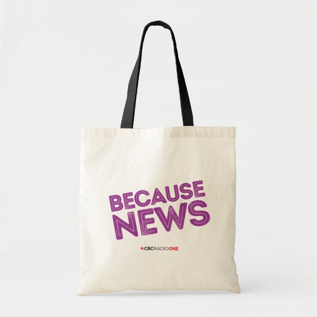 Bolso De Tela CBC Porque Noticias (Frente)
