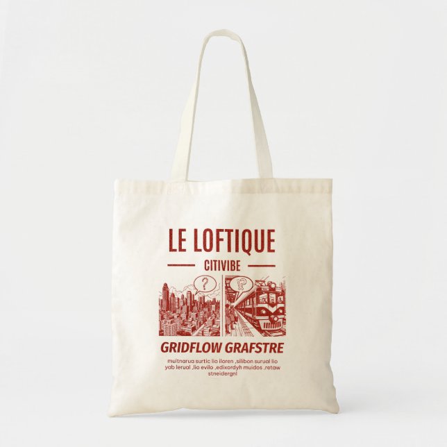 Bolso De Tela CDleloftique (Frente)