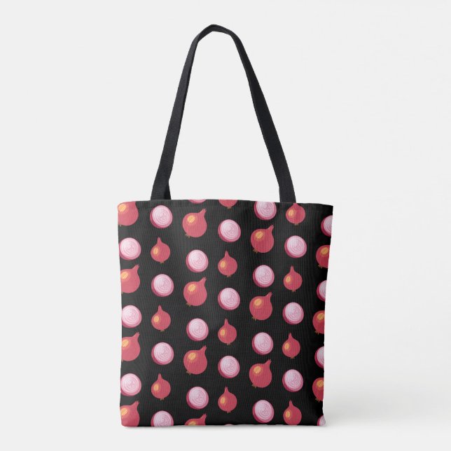 Bolso De Tela Cebollas (Reverso)