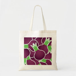 Bolso De Tela Cebollas moradas funky