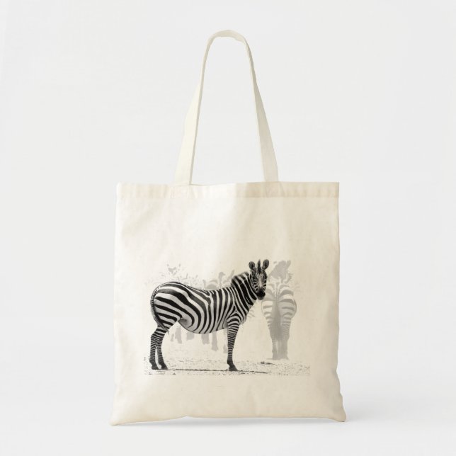 Bolso De Tela Cebra (Frente)