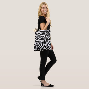 Bolso De Tela cebra 1