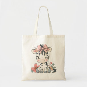 Bolso De Tela Cebra adorable 
