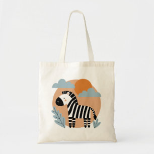 Bolso De Tela Cebra caprichosa influenciada en Escandinavia