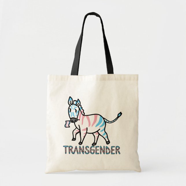 Bolso De Tela Cebra transgénero (Frente)