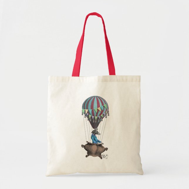 Bolso De Tela Cebra voladora (Frente)