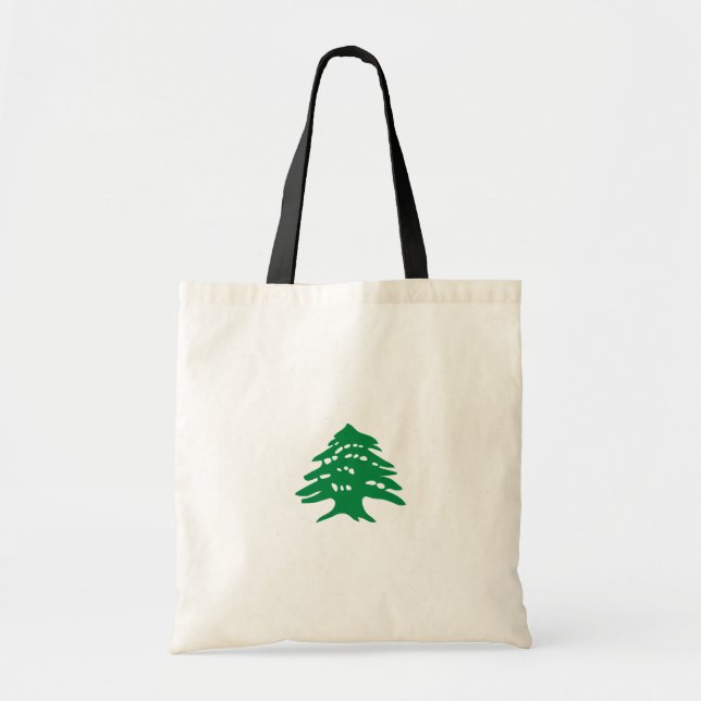 Bolso De Tela Cedro, Líbano (Frente)
