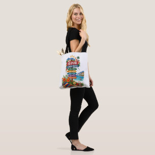 Bolso De Tela Celebración Costera del Mes de la Herencia Hispana