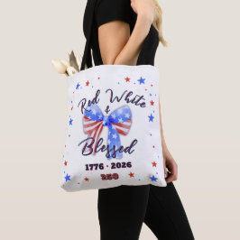 Bolso De Tela Celebración Cristiana Patriótica América 250