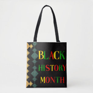 Bolso De Tela Celebración de 100 años del Mes de la Historia Neg
