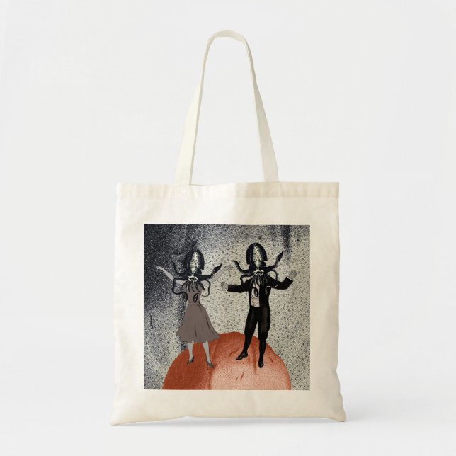 Bolso De Tela Celebración de baile de alienígenas (Frente)