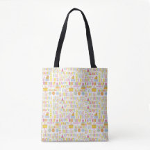 Celebración de cumpleaños Tote Bag | Regalo de tem
