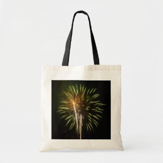 Bolso De Tela Celebración de Fiestas con Fuegos Artificiales Ver
