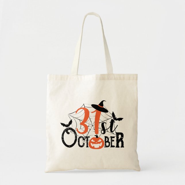 Bolso De Tela Celebración de Halloween del 31 de octubre (Frente)
