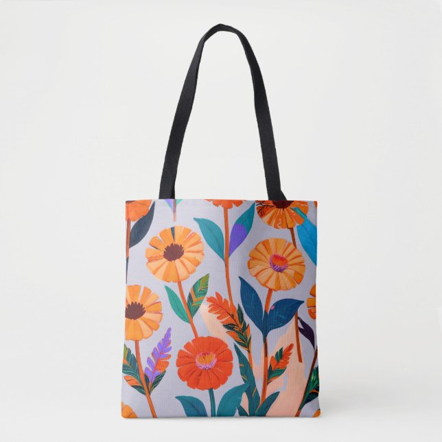 Bolso De Tela Celebración de Marigold (Anverso)