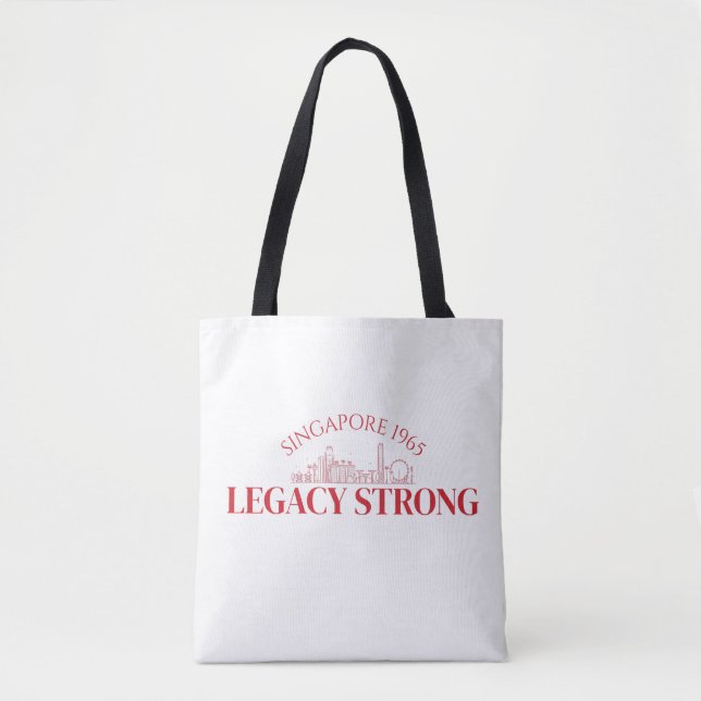 Bolso De Tela Celebración Majulah Singapur (Anverso)