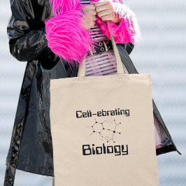 Bolso De Tela Celebrando la Biología Regalo para Profesores de C