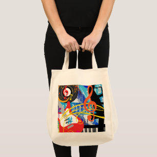 Bolso De Tela Celebrando la música