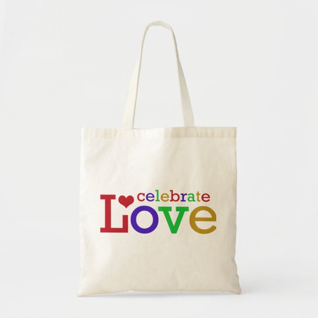 Bolso De Tela Celebrar el amor (Frente)