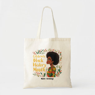 Bolso De Tela Celebrar el Mes de la Historia Negra Honrar a los