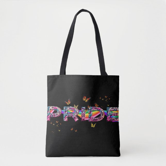 Bolso De Tela Celebrar el orgullo (Anverso)