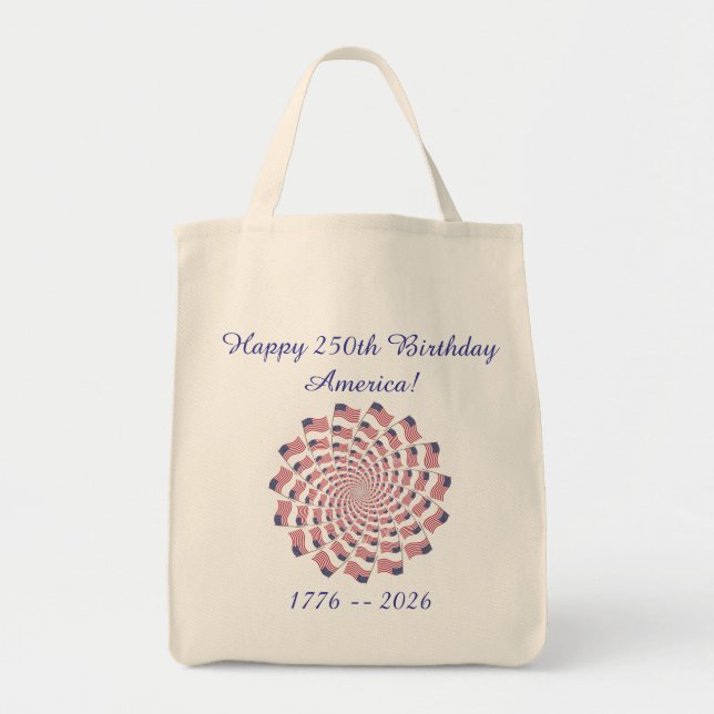 Bolso De Tela Celebrate America 250 #23 Tote Bag (Frente)