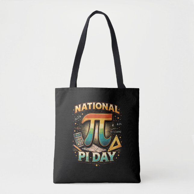 Bolso De Tela Celebrate Pi (Anverso)