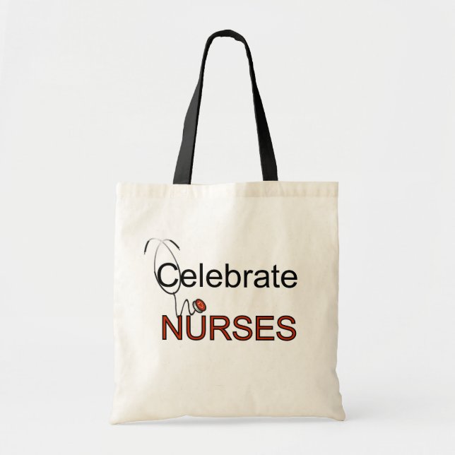 Bolso De Tela Celebre las camisetas y los regalos de las (Frente)
