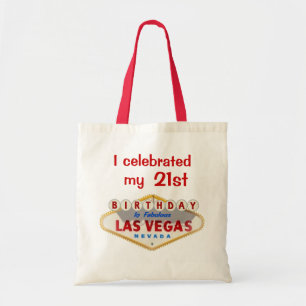 Bolso De Tela Celebré mi 21ro cumpleaños en Las fabuloso Vega