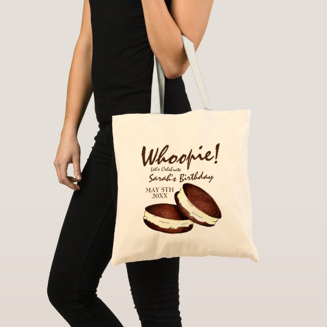 Bolso De Tela ¡Celebremos! Partido de Cumpleaños de Whoopie Pies (Anverso (producto))