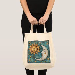 Bolso De Tela Celestial caprichoso