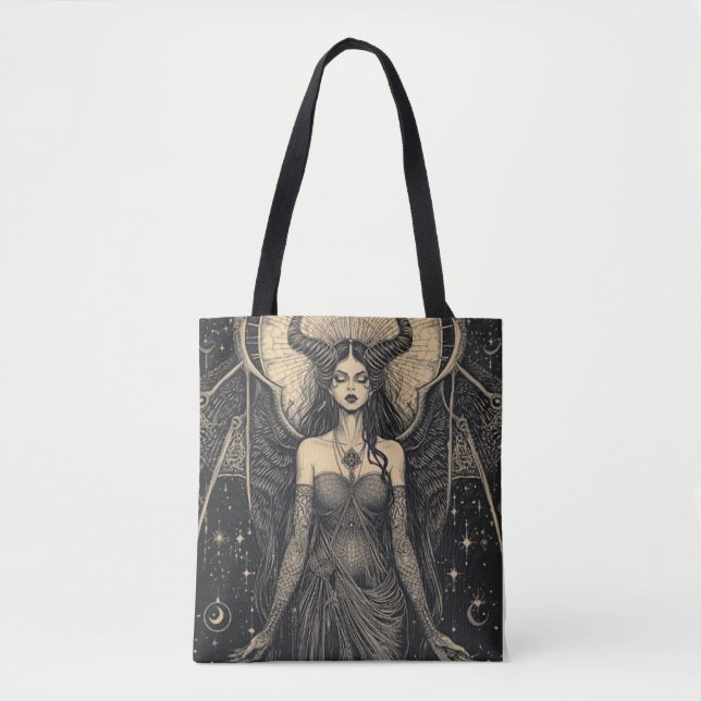 Bolso De Tela Celestial Demoness Gothic Tote Bag (Anverso)