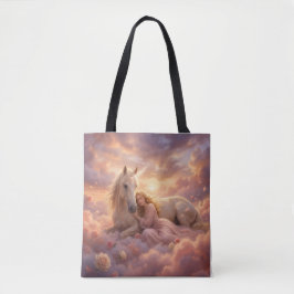 Bolso De Tela Celestial Maiden Horse Fantasy