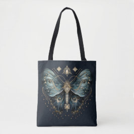 Bolso De Tela Celestial Moth Dark Aesthetic - Gothic Witch Art