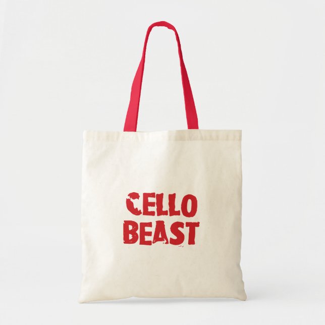 Bolso De Tela Cello Beast Totebag (Frente)