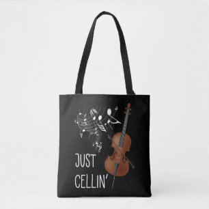 Bolso De Tela Cello String Instrumento Cellist Humor violoncello