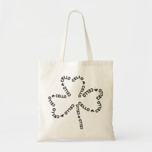 Bolso De Tela Cello Text Shamrock