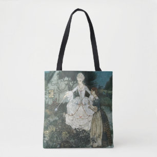 Bolso De Tela Cenicienta Hada Madrina Vintage por Edmund Dulac