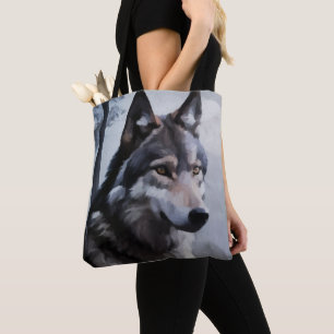 Bolso De Tela Centinela a la luz de la luna