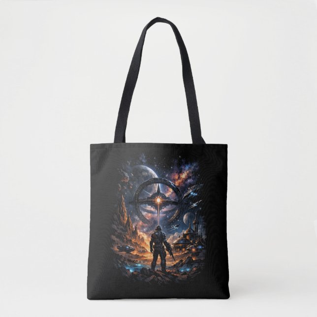 Bolso De Tela Centinela de la Puerta Estelar (Anverso)