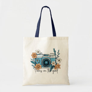 Bolso De Tela Centrarse en la Buena Cita