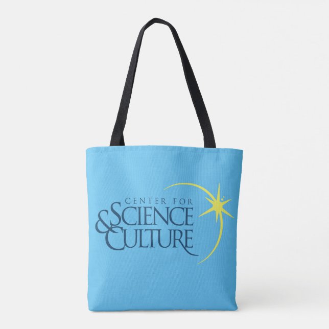 Bolso De Tela Centro de Ciencia y Cultura Azul (Reverso)