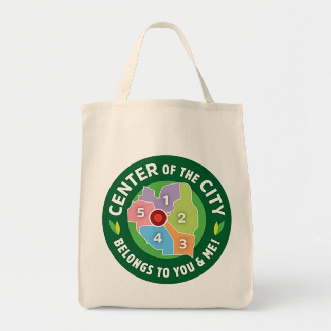 Bolso De Tela Centro de la ciudad (Frente)