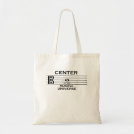 Bolso De Tela Centro del Diseño del Universo Musical Alto Clef