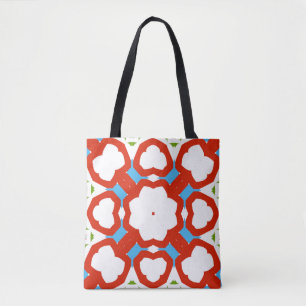 Bolso De Tela Cerámica de talavera mexicana antigua. Diseño gráf